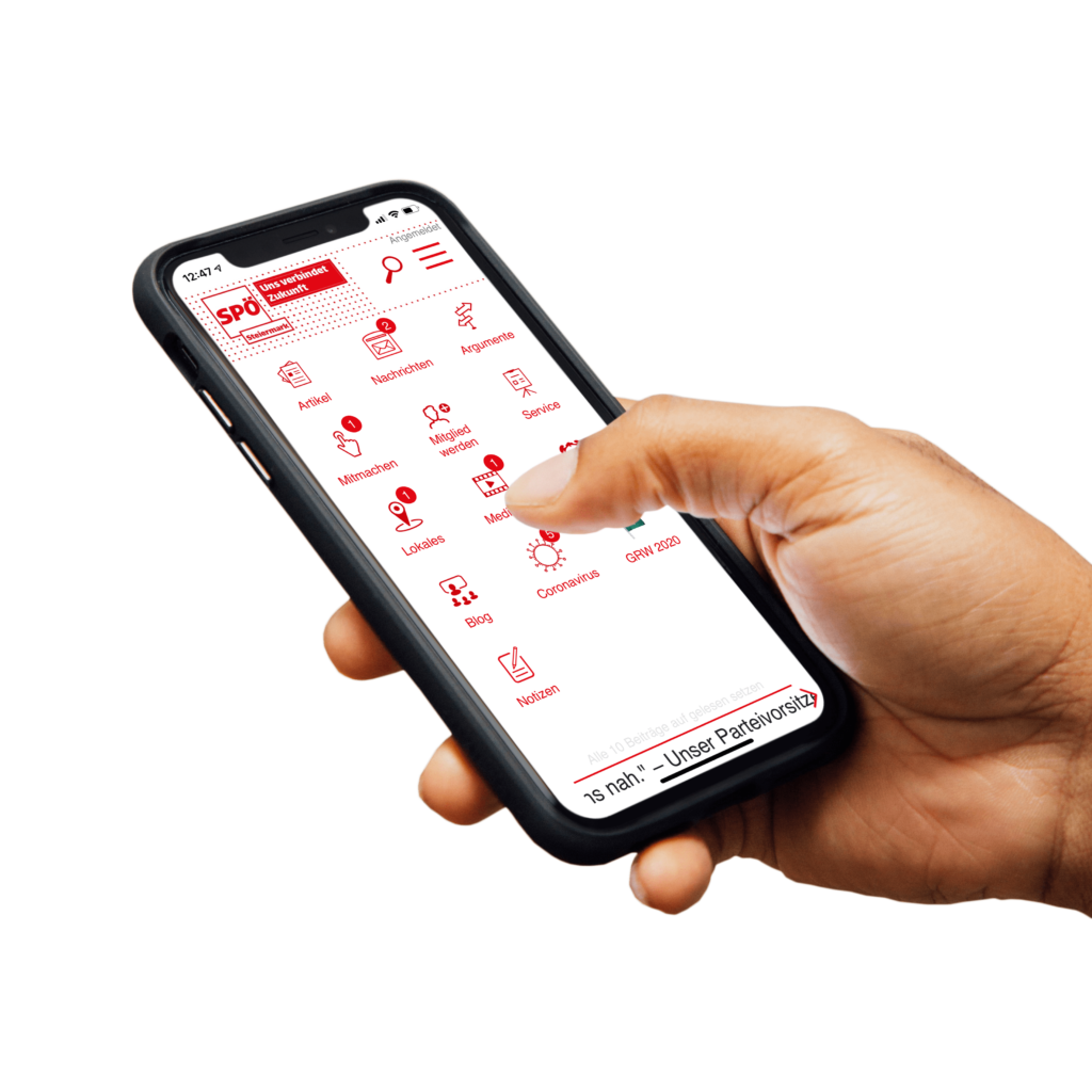 App-Startseite